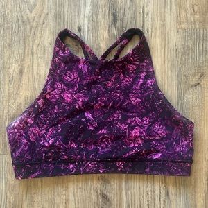lululemon Energy High-Neck Longline Bra
Medium Support, B–D Cups Size 10